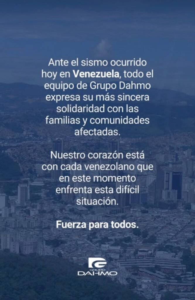 #Venezuela #Terremoto #Solidaridad #GrupoDahmo #MiguelÁngelDaherQuintero #Venezuela24J #Caracas #LaGuaira #FuerzaVenezuela