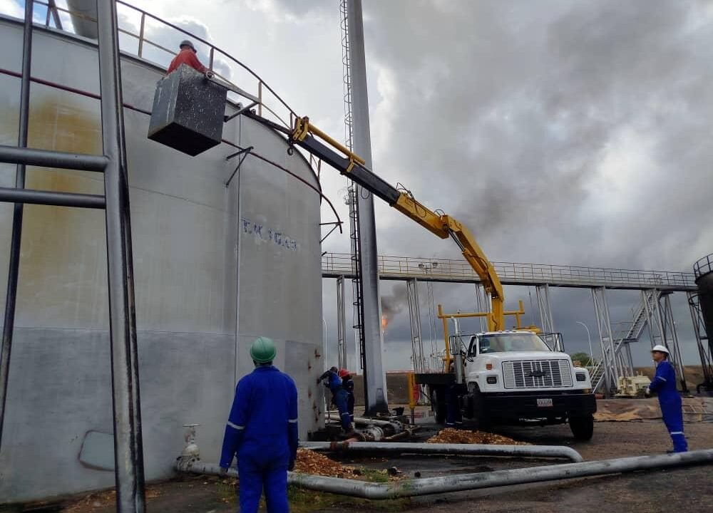 Obras de construcción e infraestructura industrial de Inversiones Dahmo en Venezuela